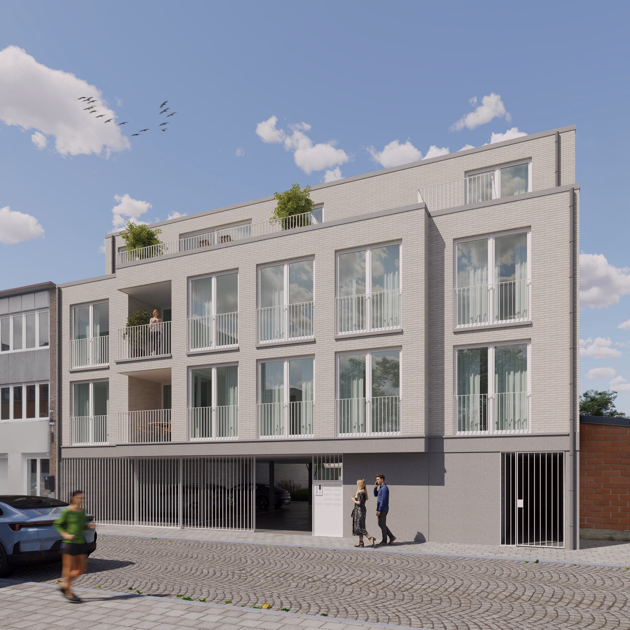 Voorgevel van Stadshof in de Riddersstraat